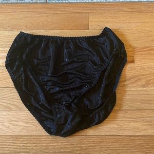 Vintage Sears women’s black underwear size 5